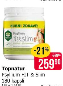 Doplněk stravy psyllium Fit&amp