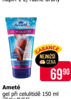 Gel při celulitidě Ameté
