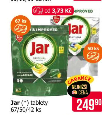 Kapsle do myčky Jar