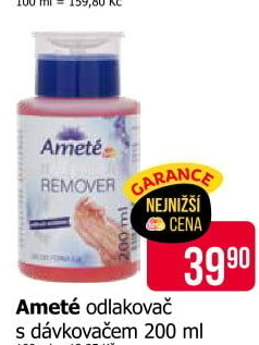 Odlakovač na nehty Ameté