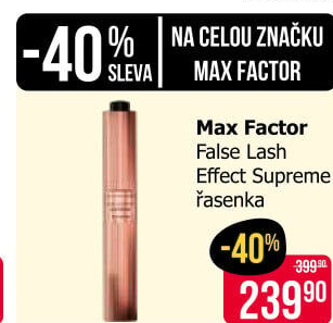 Řasenka False Lash Effect Supreme Max Factor