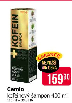Šampon kofeinový Cemio