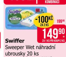Vlhčené ubrousky na podlahu Wet Swiffer