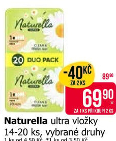 Vložky dámské Ultra Naturella