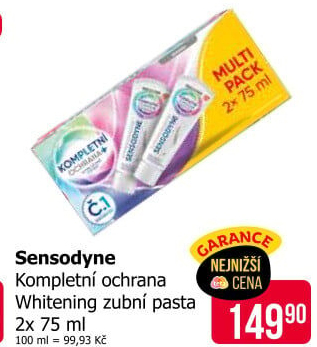 Zubní pasta kompletní ochrana Whitening Sensodyne