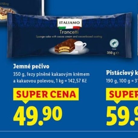 Jemné pečivo (Trancetti)