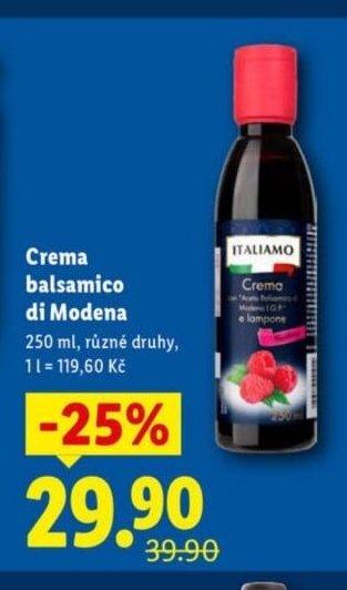 Crema balsamico di Modena - Lidl akcniletaky.com