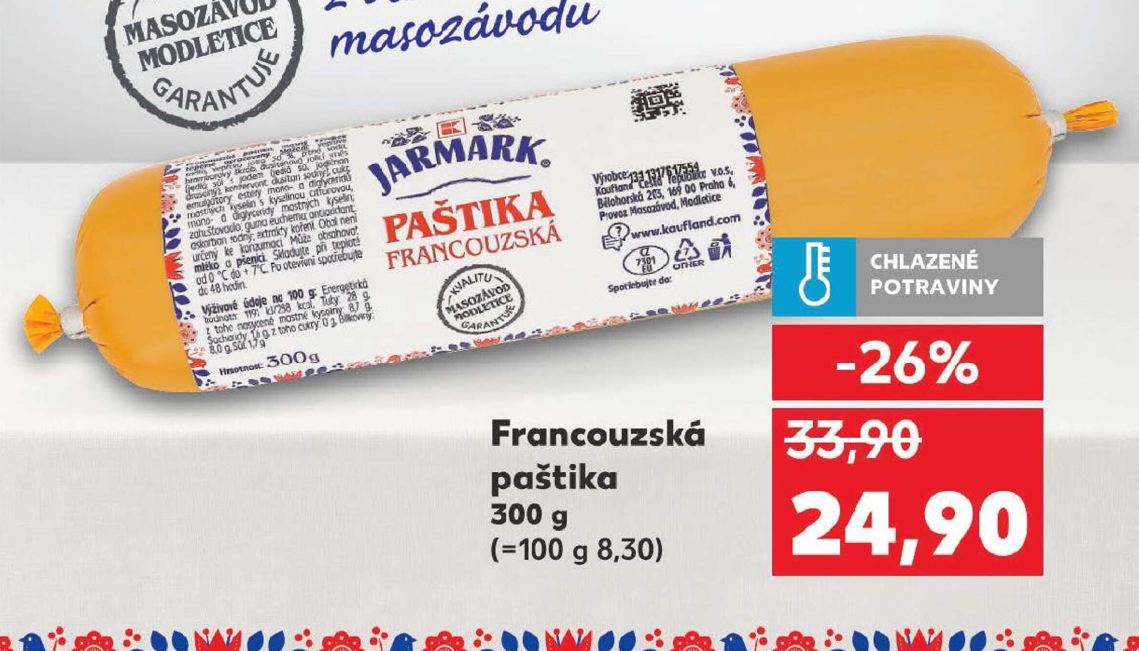 Jarmark Francouzská paštika 300 g