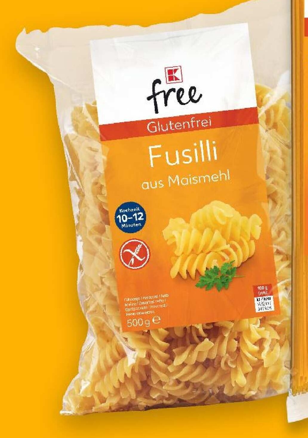 free Fusilli aus Maismehl