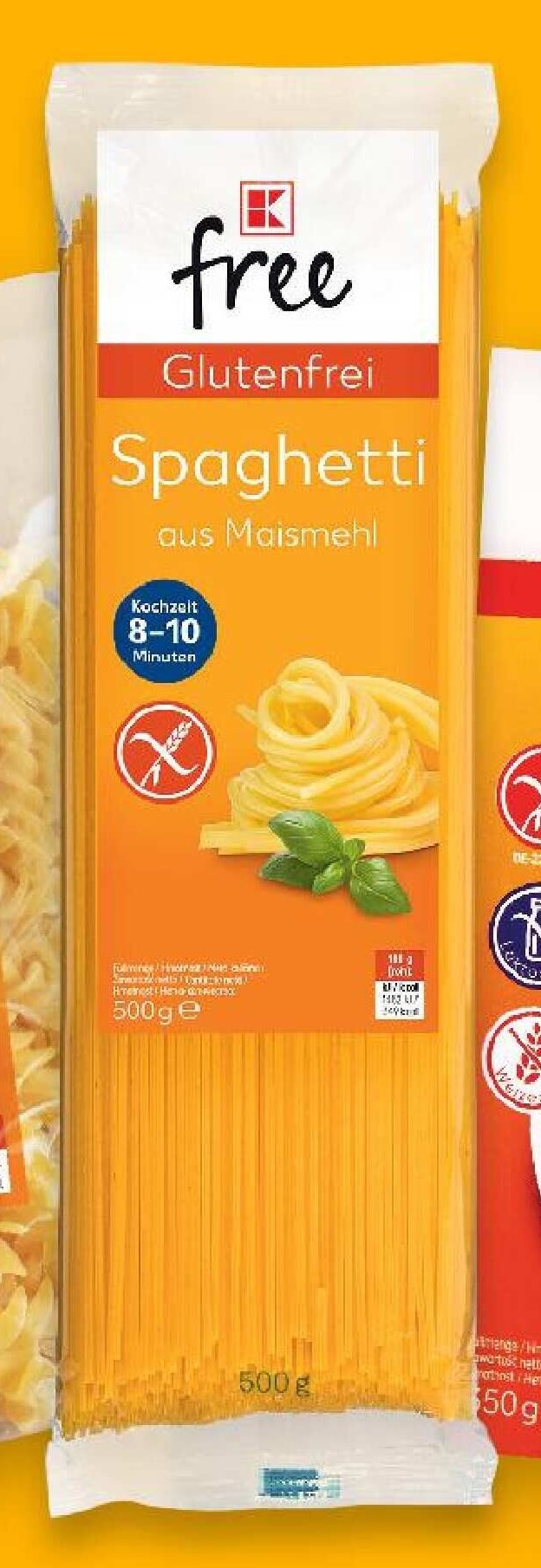 free Spaghetti aus Maismehl
