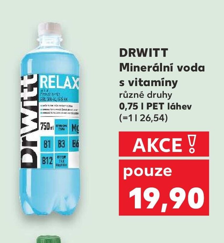 DRWITT Minerální voda s vitamíny