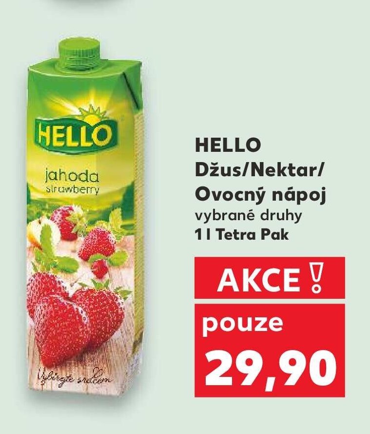 HELLO Džus/Nektar/Ovocný nápoj