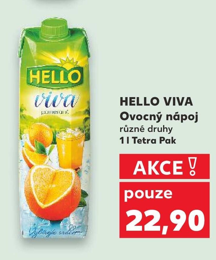 HELLO VIVA Ovocný nápoj