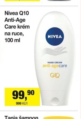Nivea Q10 Anti-Age Care krém na ruce, 100 ml