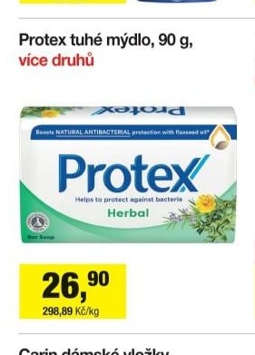 Protex tuhé mýdlo, 90 g, více druhů