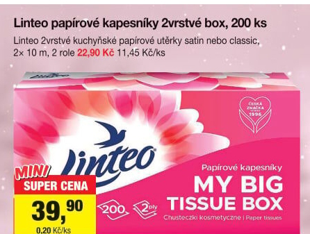 Utěrky kuchyňské 2vrstvé Satin Linteo