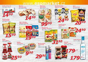 akční leták ESO MARKET 21.1.2026-1.2.2026