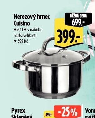 Nerezový hrnec Cuisino