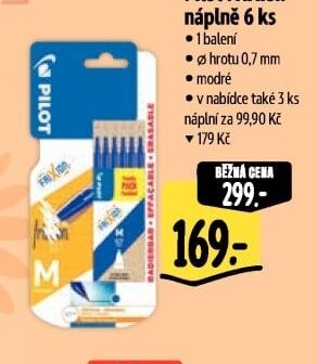 Pilot FriXion náplně 6 ks - Albert akcniletaky.com