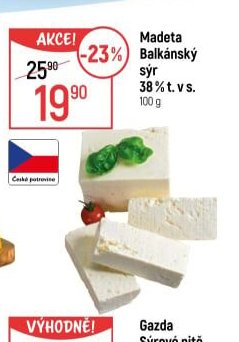 Madeta Balkánský sýr