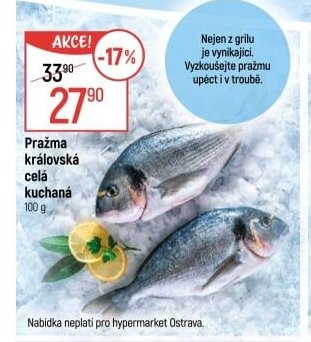 Pražma královská celá kuchaná