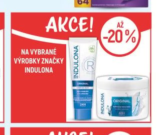 Na vybrané výrobky značky Indulona