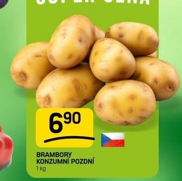 Brambory konzumní pozdní