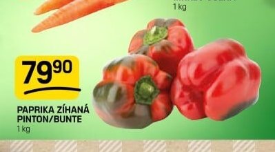 Paprika žíhaná