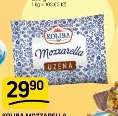 KOLIBA MOZZARELLA UZENÁ