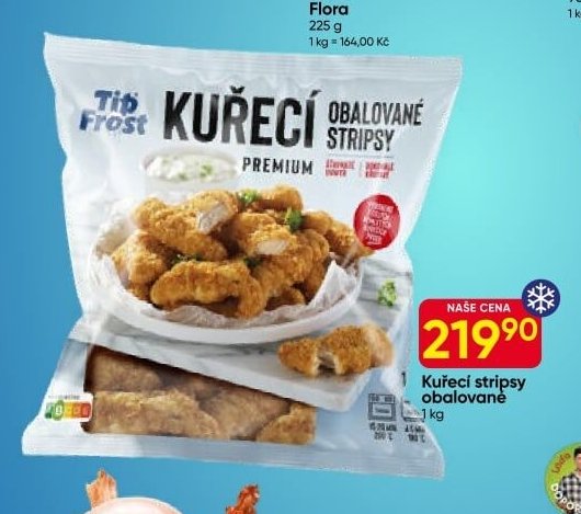 Kuřecí stripsy obalované