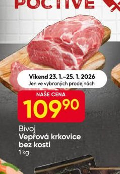 Bivoj Vepřová krkovice