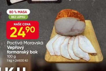 Poctivá Moravská Vepřový formanský bok