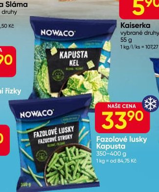 Nowaco Fazolové lusky Kapusta