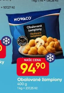 Nowaco Obalované žampiony