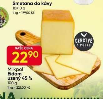 Milkpol Eidam uzený 45 %