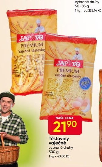 Těstoviny vaječné