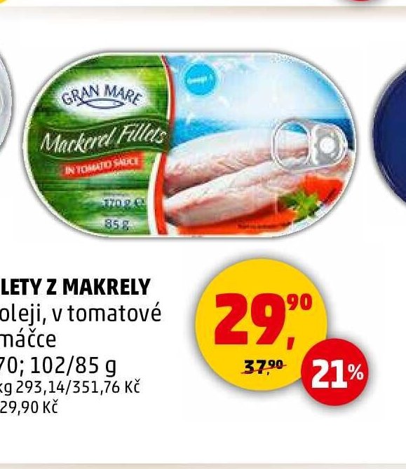 FILETY Z MAKRELY GRAN MARE
