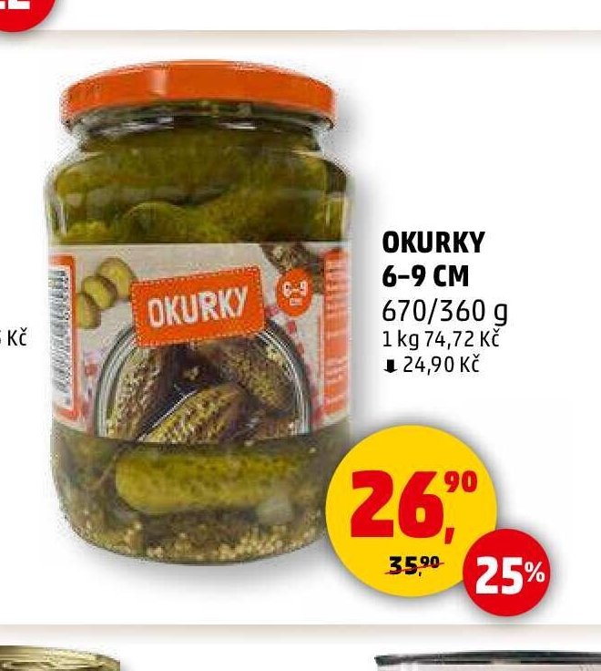 OKURKY 6-9 CM