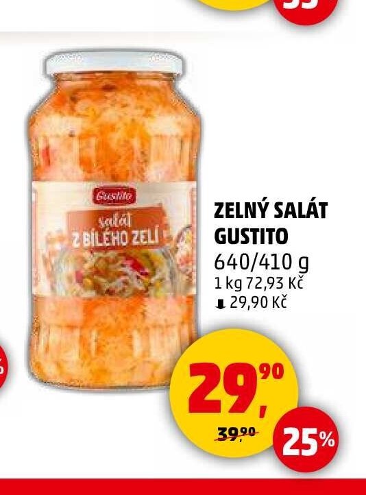 ZELNÝ SALÁT GUSTITO