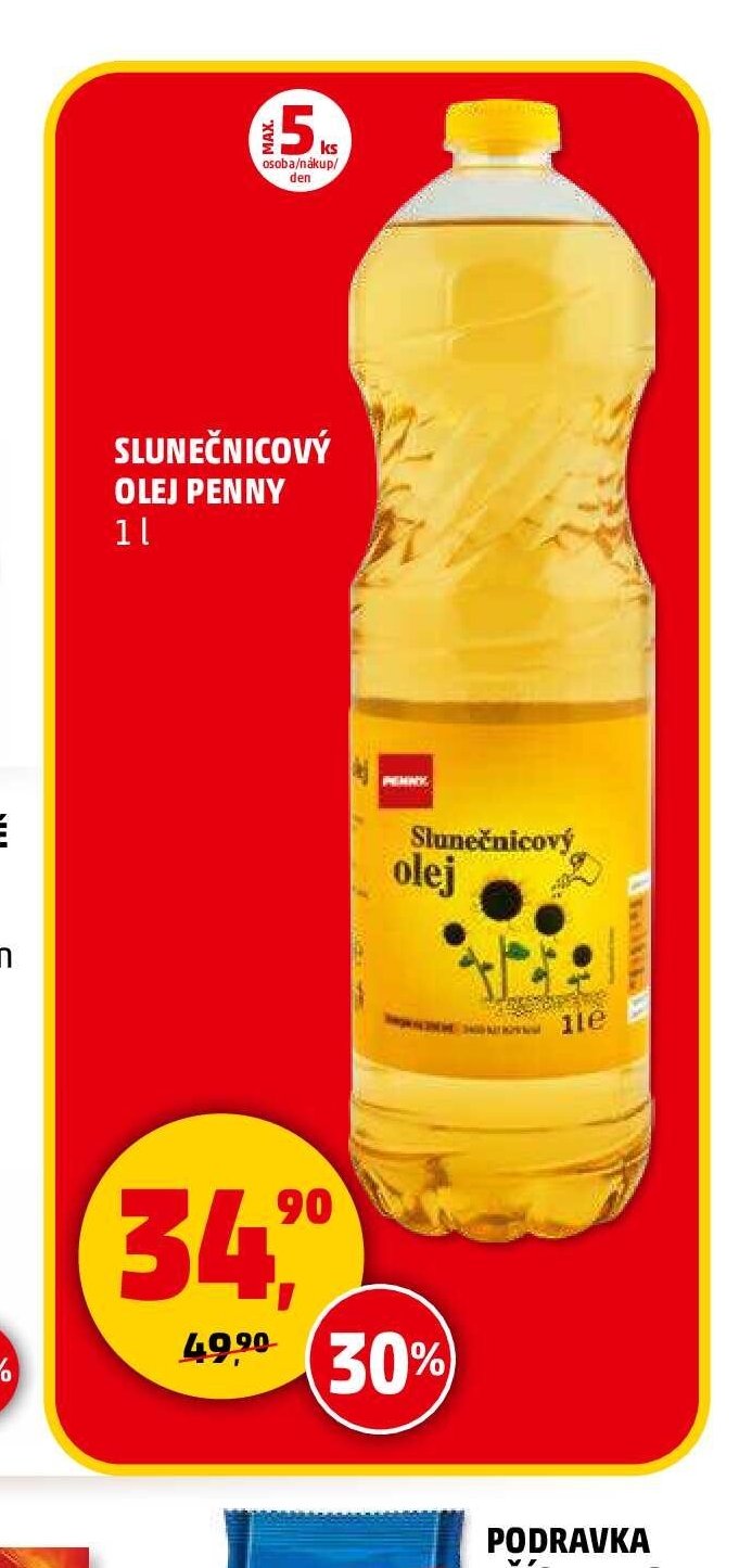 SLUNEČNICOVÝ OLEJ PENNY