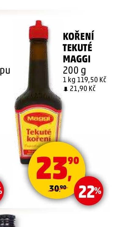 KOŘENÍ TEKUTÉ MAGGI