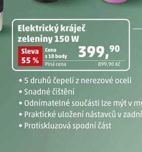 Elektrický kráječ zeleniny 150 W