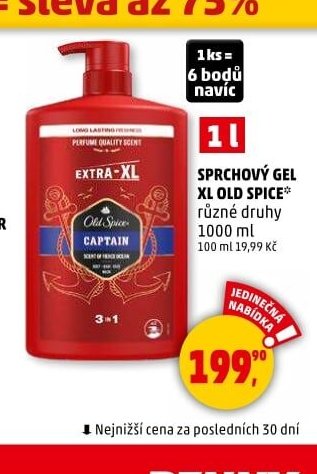 Sprchový gel XL Old Spice různé druhy 1000 ml
