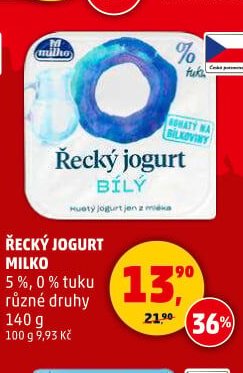 ŘECKÝ JOGURT MILKO