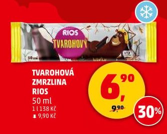 TVAROHOVÁ ZMRZLINA RIOS