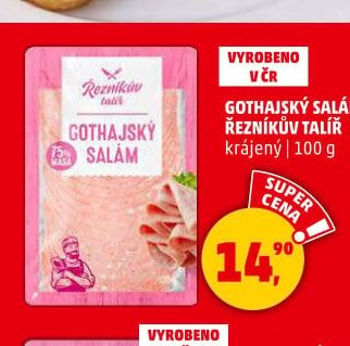 Gothajský salám Řezníkův talíř
