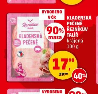 Kladenská pečeně Řezníkův talíř