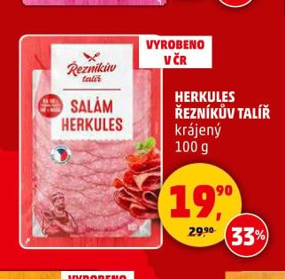 Herkules Řezníkův talíř
