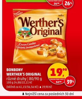 BONBONY WERTHER'S ORIGINAL