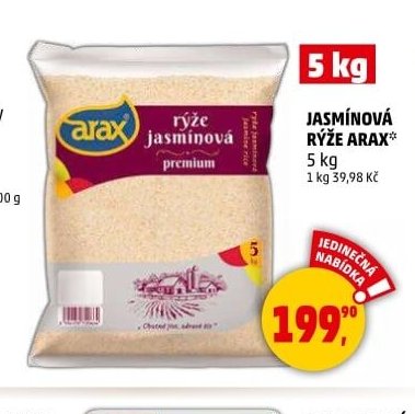 RÝŽE JASMÍNOVÁ ARAX